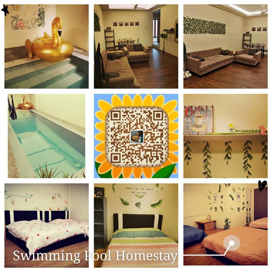 Swimming Pool Party House Daire Batu Pahat Dış mekan fotoğraf